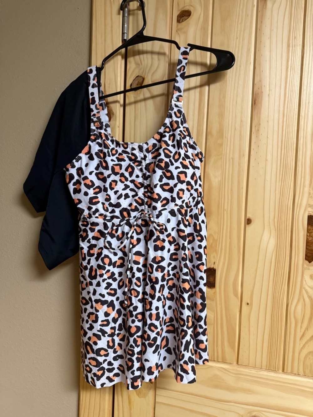 Leopard Print 2 Piece Swim suit White, black and Brown